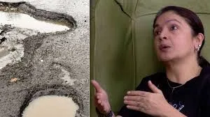 मुंबई : पूजा भट्ट ने सड़कों की बिगड़ती हालत के खिलाफ आवाज उठाई