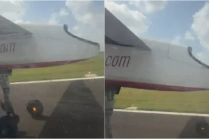 मुंबई: फ्लाइट के टेक-ऑफ के बाद रनवे पर विमान का एक बाहरी पहिया गिर गया