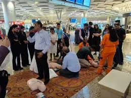 विश्व हृदय दिवस: मुंबई एयरपोर्ट की मेडिकल टीम ने यात्रियों को दी लाइफ सेविंग स्किल्स की ट्रेनिंग 