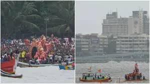 मुंबई : गणेश प्रतिमा विसर्जन- महाराष्ट्र में चार लोग डूबे, 13 लापता
