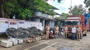 पालघर : कंपनी के गोदाम से ₹27 लाख मूल्य के चोरी हुए मोटर पंप और केबल बरामद 