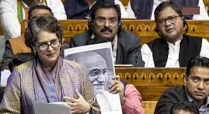  नई दिल्ली : संसद में प्रियंका ने सरकार से पूछा- मनरेगा का नाम बदलने की सनक क्यों सवार?