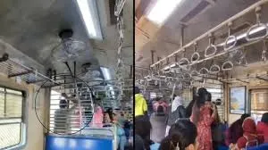 पनवेल : मानसिक रूप से परेशान एक बुज़ुर्ग आदमी पनवेल-सीएसएमटी लोकल के लेडीज़ कोच में चढ़ा