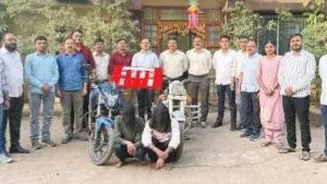 भिवंडी में शातिर चोर दबोचे गए... बाइक और मोबाइल चोरी के 8 मामले सुलझे