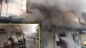 मुंबई: वसई में पेंट कारखाने में लगी आग, लाखों का नुकसान