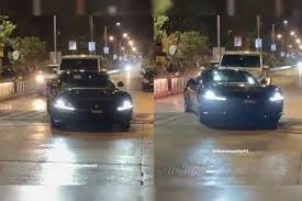 मुंबई इंडियंस के कप्तान हार्दिक पंड्या की 12 करोड़ की फरारी स्पीड ब्रेकर पर अटकी 