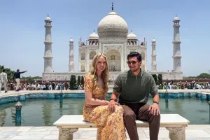 भारत दौरे पर टिफनी ट्रंप ने किया ताजमहल का दीदार, पति माइकल बूलोस भी रहे साथ