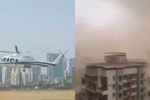 मुंबई में खराब मौसम के बीच बड़ा हादसा टला, एकनाथ शिंदे का हेलिकॉप्टर बीच रास्ते से लौटा