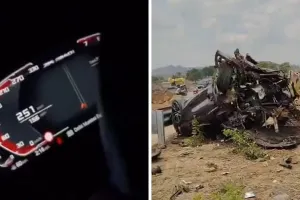 बदलापुर BMW हादसा: मौत से चंद सेकंड पहले 251 kmph की रफ्तार से दौड़ रही थी कार