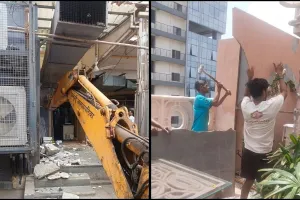 अंधेरी वेस्ट में BMC का बड़ा एक्शन, 4 होटलों के अवैध विस्तार ढहाए, उपकरण भी जब्त