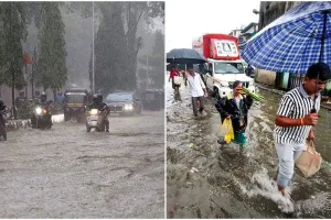 मुंबई : महाराष्ट्र में भारी बारिश, चार जिलों में 'रेड अलर्ट'