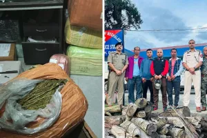गुवाहाटी एयरपोर्ट पर ड्रग्स के खिलाफ बड़ी कार्रवाई: कार्गो टर्मिनल से 670 किलोग्राम गांजा जब्त, मरे हुए लोगों के नाम पर हो रही थी बुकिंग, 4 गिरफ्तार