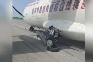 दिल्ली-बिलासपुर फ्लाइट की लैंडिंग के दौरान टायर फटा, सभी 41 यात्री सुरक्षित