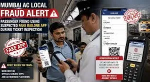 मुंबई लोकल में नकली ऐप और एआई से टिकट बनाकर घूम रहे यात्री, टीसी  ने रंगे हाथ पकड़ा