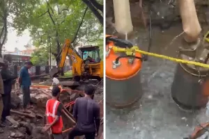 मुंबई में पानी की किल्लत का खतरा! ठाणे के तीन हाथ नाका पर 3,000 MM पाइपलाइन में बड़ा लीकेज, मरम्मत युद्धस्तर पर